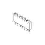 TE CONNECTIVITY 矩形连接器 - 针座 - 插座/母插口 1-215298-6