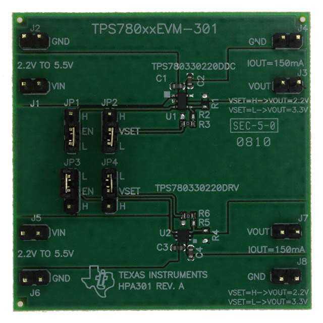 TEXAS INSTRUMENTS 其他稳压器 TPS780XXEVM-301