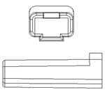 APTIV 矩形连接器 - 外壳 02962965