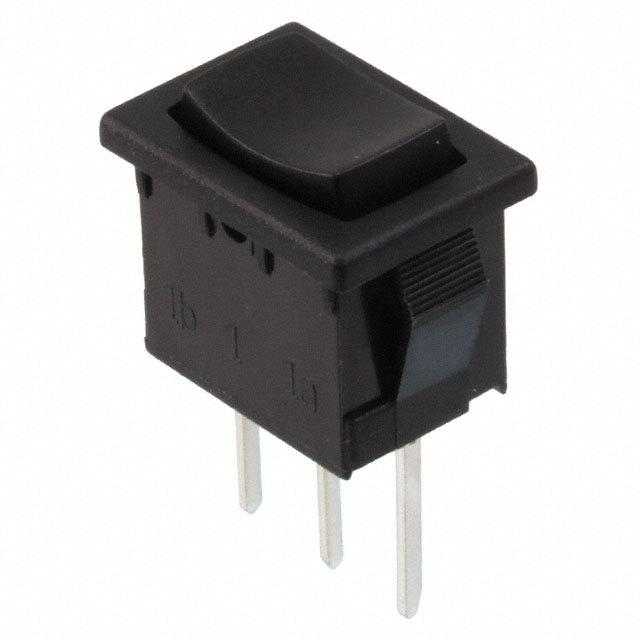 E-SWITCH 翘板开关 R1966DBLKBLKEP