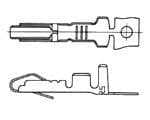 HIROSE ELECTRIC 背板连接器 - 触头 QR/P1-SC1B-221(12)