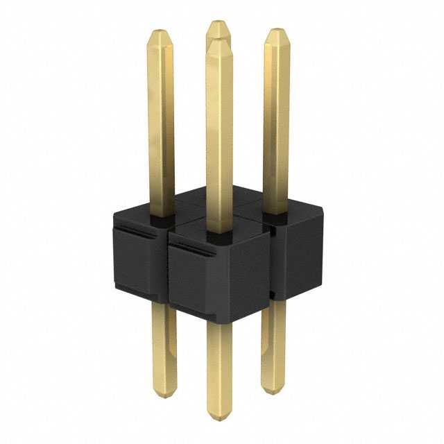 3M 矩形连接器 - 针座 - 公插针 929665-09-02-I