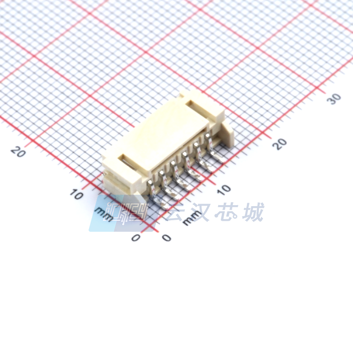 XUNPU/台湾讯普电子 矩形连接器 - 板载/直接线对板 WAFER-PH2.0-6PWB