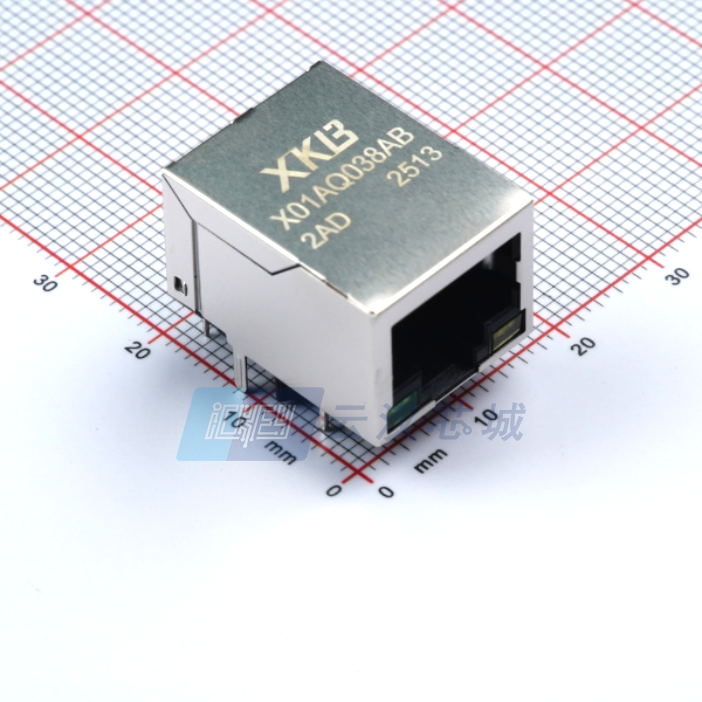 XKB CONNECTIVITY/中国星坤 模块化连接器 - 插孔 X01AQ038AB2AD