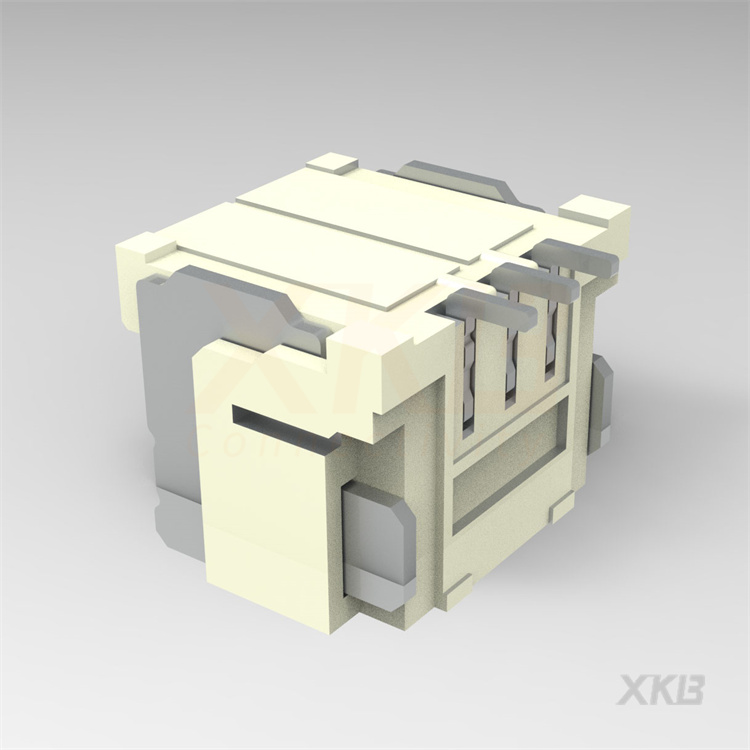 XKB CONNECTIVITY/中国星坤 矩形连接器 - 针座 - 公插针 X1515WRS-03-LPSW