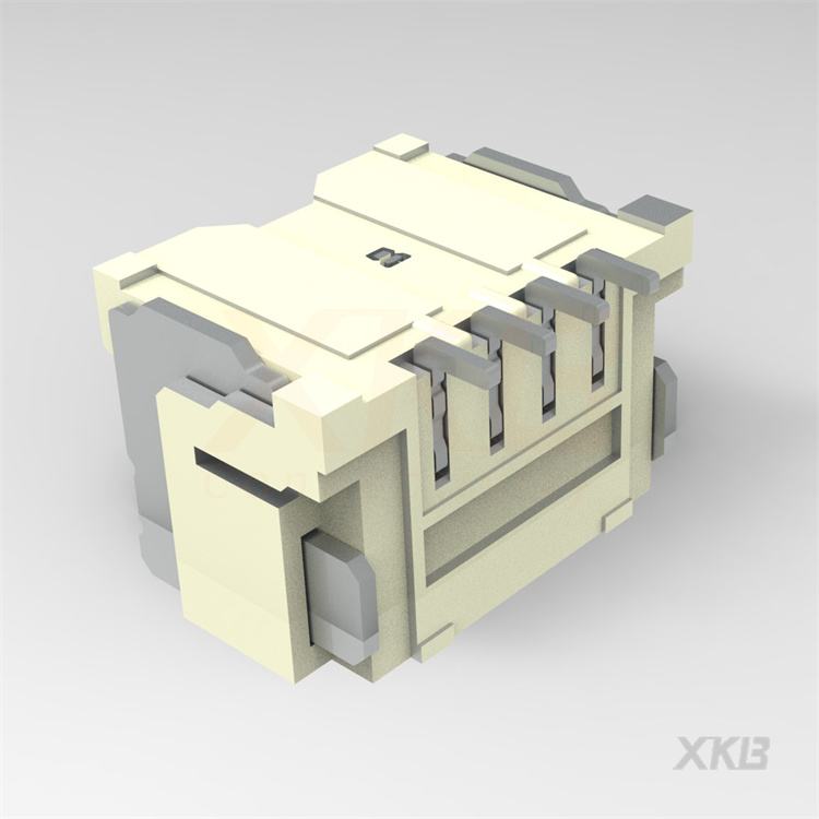 XKB CONNECTIVITY/中国星坤 矩形连接器 - 针座 - 公插针 X1515WRS-04-LPSW