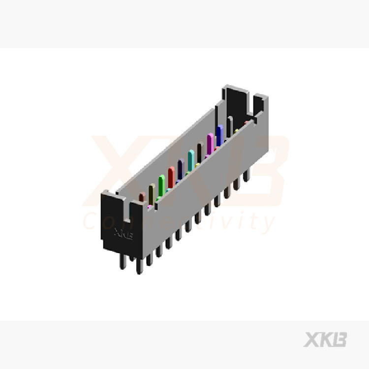 XKB CONNECTIVITY/中国星坤 矩形连接器 - 针座 - 公插针 X2026WV-2x12-N0SN
