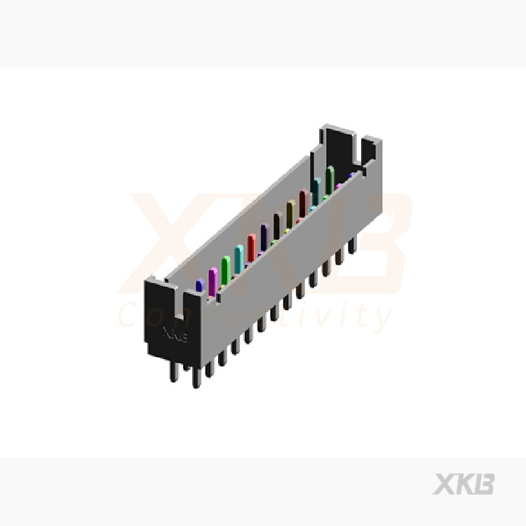 XKB CONNECTIVITY/中国星坤 矩形连接器 - 针座 - 公插针 X2026WV-2x13-N0SN