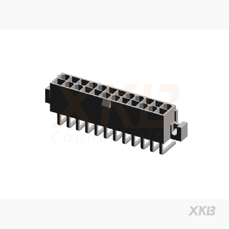 XKB CONNECTIVITY/中国星坤 矩形连接器 - 针座 - 公插针 X9357WR-2x12ES-N2SN