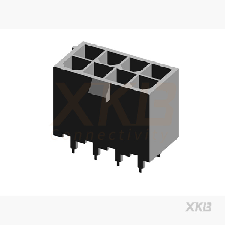 XKB CONNECTIVITY/中国星坤 矩形连接器 - 针座 - 公插针 X9357WV-2x04HN-N2SN