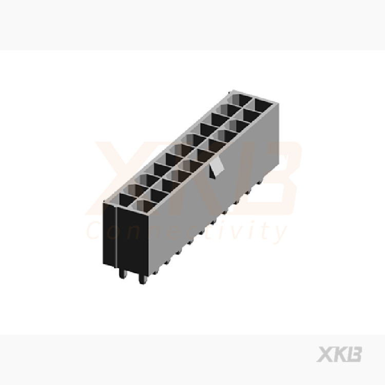 XKB CONNECTIVITY/中国星坤 矩形连接器 - 针座 - 公插针 X9357WV-2x11-N2SN