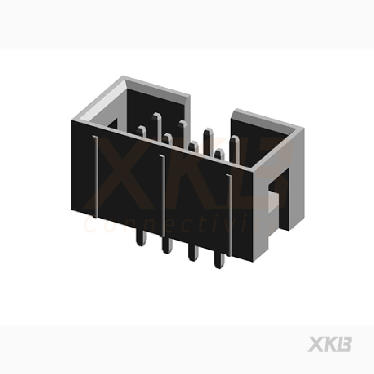XKB CONNECTIVITY/中国星坤 矩形连接器 - 针座 - 公插针 X9555WV-2x04-6TV01