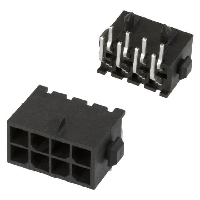TE CONNECTIVITY 矩形连接器 - 针座 - 公插针 3-794618-8