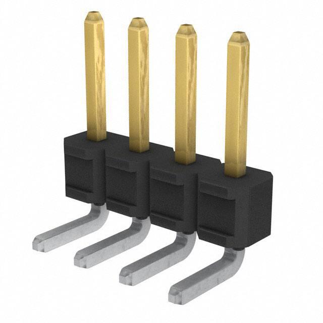 AMPHENOL 矩形连接器 - 针座 - 公插针 75168-101-04LF