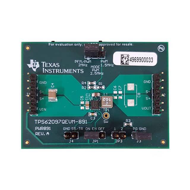 TEXAS INSTRUMENTS DC-DC稳压器 TPS62097QEVM-891