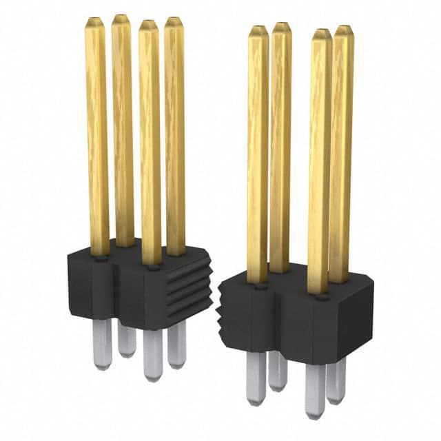 AMPHENOL 矩形连接器 - 针座 - 公插针 77313-185-10LF