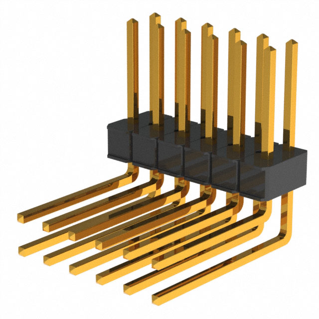 3M 矩形连接器 - 针座 - 公插针 929745-02-06-I