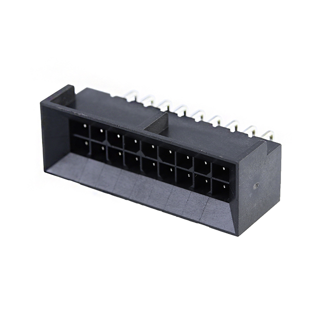 MOLEX 矩形连接器 - 针座 - 公插针 444281801
