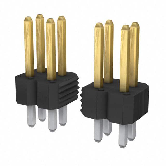 AMPHENOL 矩形连接器 - 针座 - 公插针 54102-S06-10-B02LF