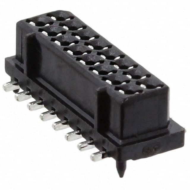 TE CONNECTIVITY 矩形连接器 - 针座 - 插座/母插口 4-175630-6