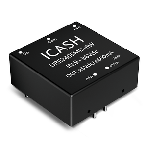 ICASH/微高电子 DC-DC模块 URE2405MD-6W