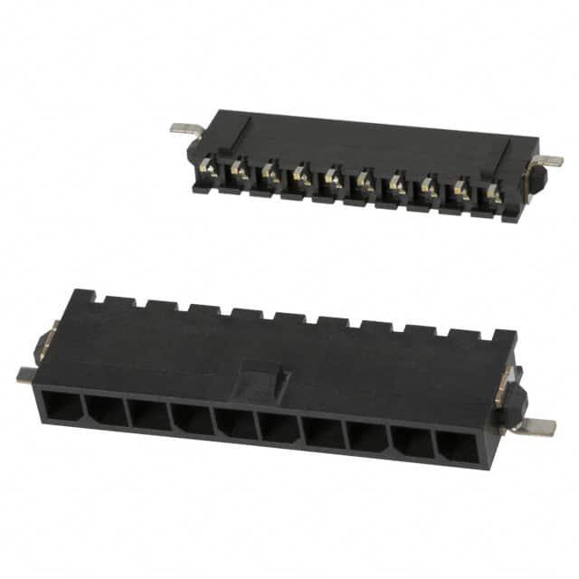 TE CONNECTIVITY 矩形连接器 - 针座 - 公插针 3-1445100-0