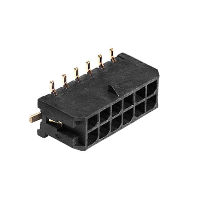 MOLEX 矩形连接器 - 针座 - 公插针 430451218