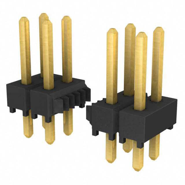 SAMTEC 矩形连接器 - 针座 - 公插针 TSW-105-23-G-D