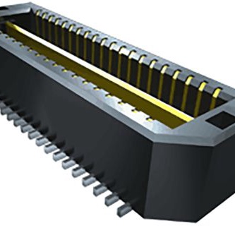 SAMTEC 矩形连接器 - 阵列/边缘型/夹层式（板对板） QTE-020-01-L-D-A-K