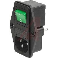 SCHURTER 电源接入连接器 - 输入/输出/模块 4304.6079