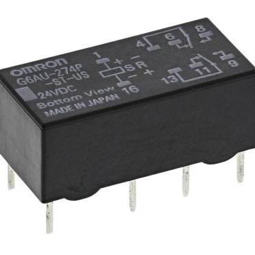 OMRON/欧姆龙 信号继电器 G6AU-274P-ST-US 24DC