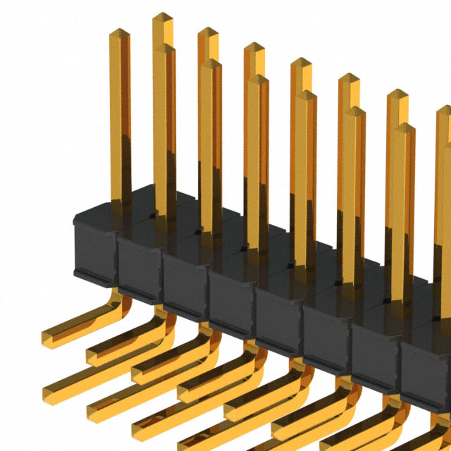 3M 矩形连接器 - 针座 - 公插针 929745-01-36-I