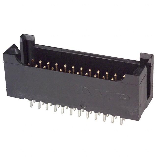 TE CONNECTIVITY 矩形连接器 - 针座 - 公插针 534978-4