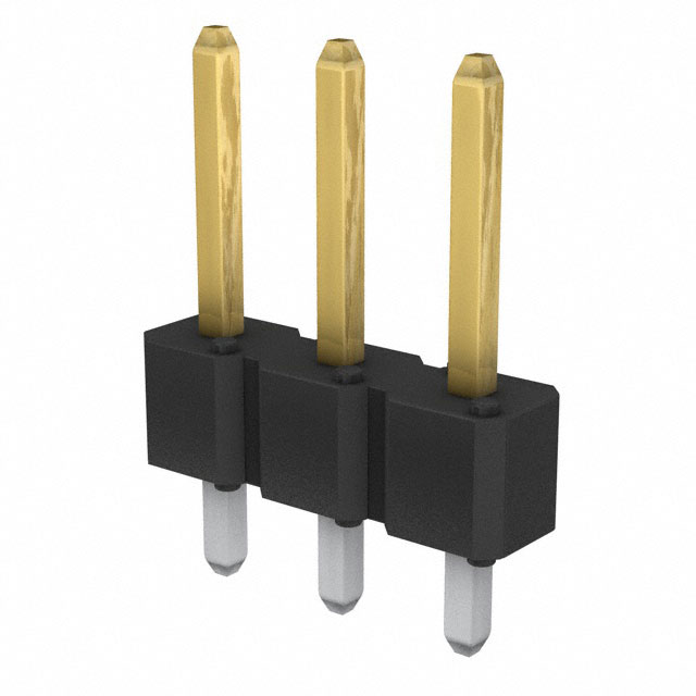 AMPHENOL 矩形连接器 - 针座 - 公插针 77311-101-03LF