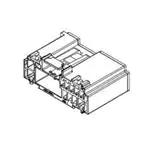 MOLEX 矩形连接器 - 外壳 0307001244
