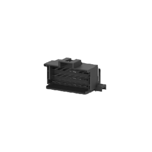 TE CONNECTIVITY 矩形连接器 - 针座 - 公插针 9-966140-6
