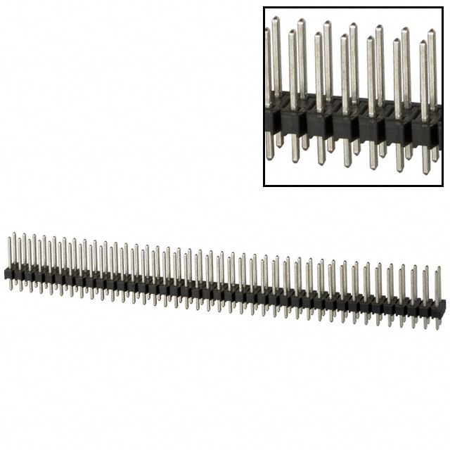 TE CONNECTIVITY 矩形连接器 - 针座 - 公插针 6-146134-5