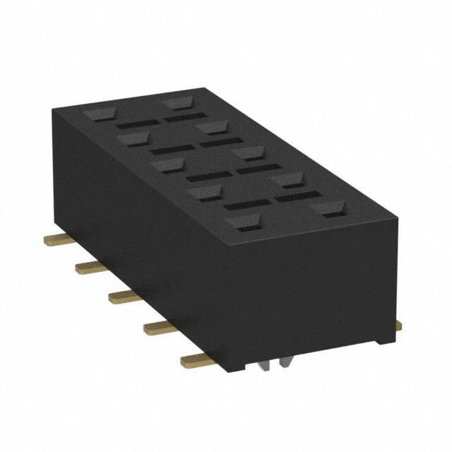 SAMTEC 矩形连接器 - 针座 - 插座/母插口 HLE-105-02-G-DV-LC-K-TR