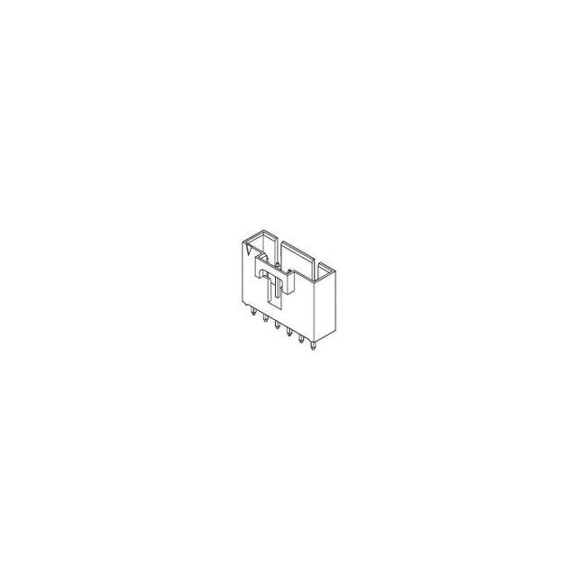 MOLEX 矩形连接器 - 针座 - 公插针 705430108
