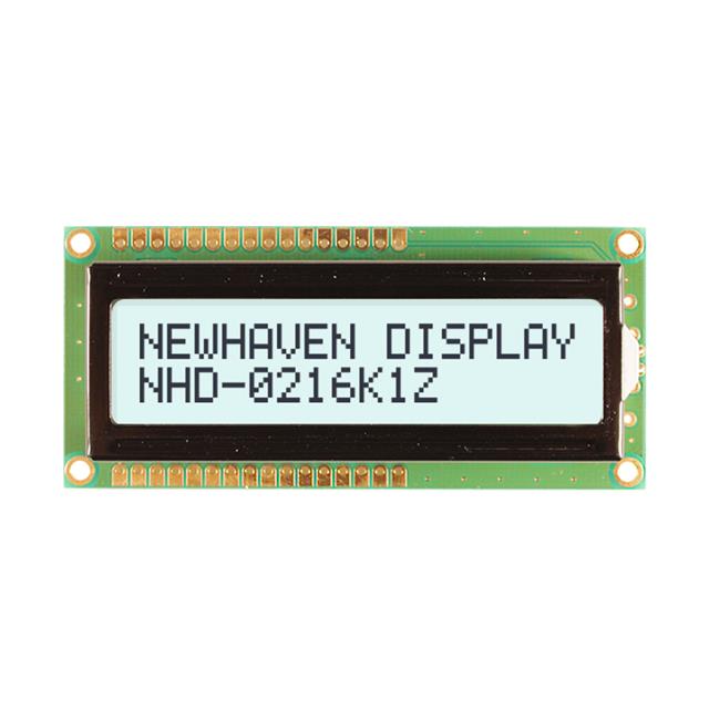 NEWHAVEN DISPLAY LED显示器件 NHD-0216K1Z-FSW-FTW-FB1