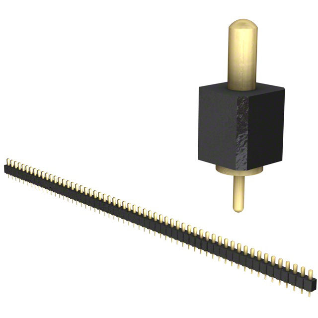 MILL-MAX 矩形连接器 - 弹簧式 821-22-057-10-004101