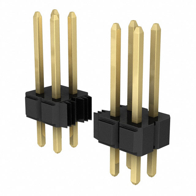 3M 矩形连接器 - 针座 - 公插针 929715-11-15-I