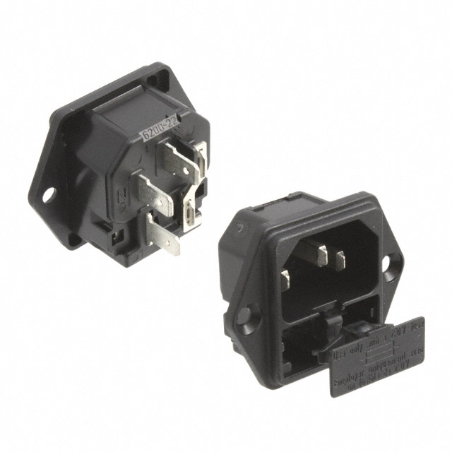 SCHURTER 电源接入连接器 - 输入/输出/模块 6200.2200