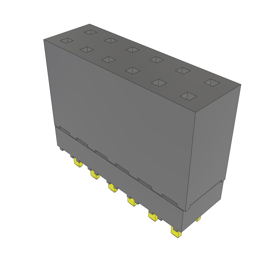 SAMTEC 矩形连接器 - 外壳 ESW-106-12-G-D