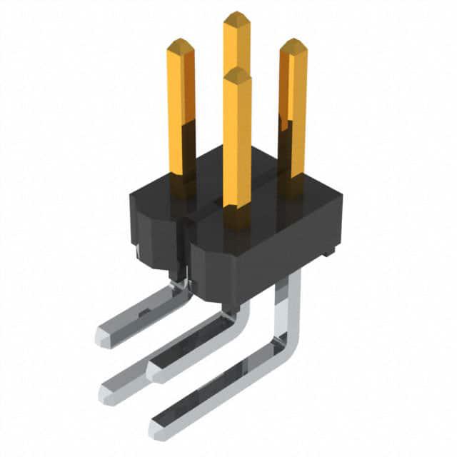 SAMTEC 矩形连接器 - 针座 - 公插针 TSW-102-08-L-D-RA