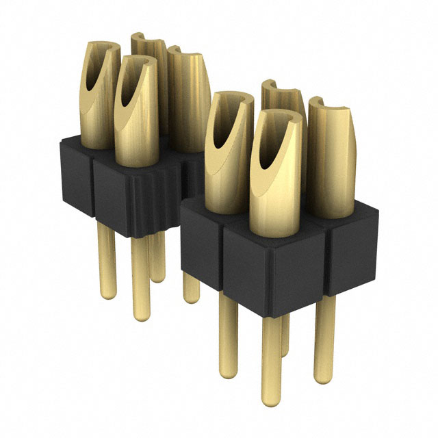 MILL-MAX 矩形连接器 - 针座 - 专用引脚 802-10-014-10-007000