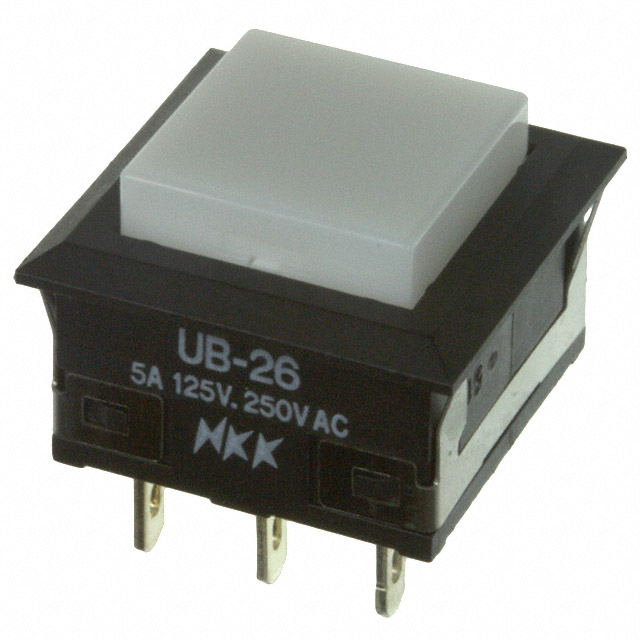 NKK SWITCHES 按钮开关 UB26KKW01N-B