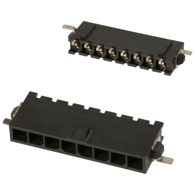 TE CONNECTIVITY 矩形连接器 - 针座 - 公插针 2-1445091-8