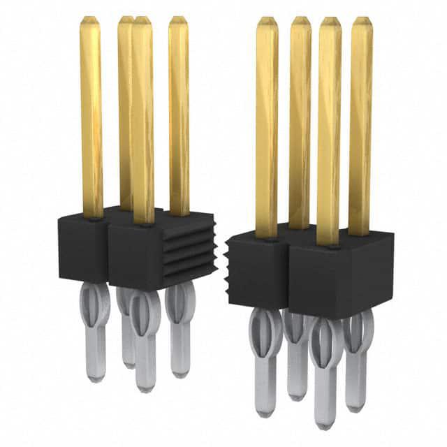 AMPHENOL 矩形连接器 - 针座 - 公插针 93690-105-34LF