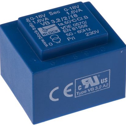 BLOCK TRANSFORMATOREN-ELEKTRONIK 脉冲变压器 VB 3.2/2/18